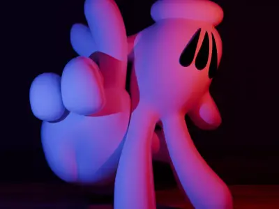 OG Slick LA Hands 3D Printable Toy Model 3D print model