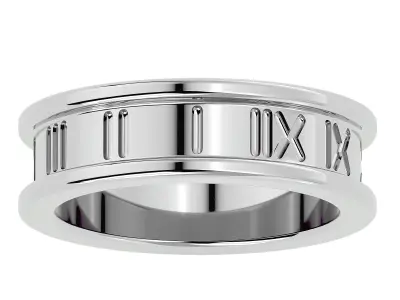 Band ring model 3D print model