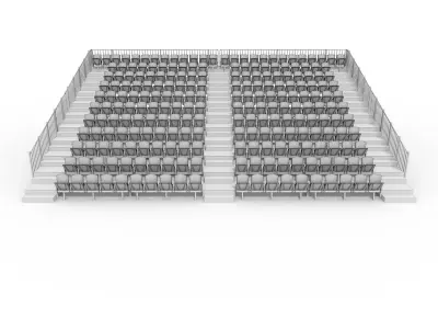 Bleachers 35 3D model