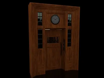 Vintage Elevator Low-poly 3D model