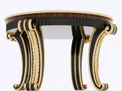 Francesco Molon F500 center table TULIPE 3D model