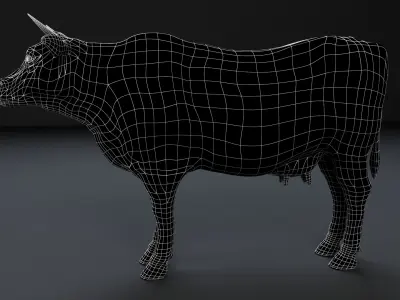 Dairy Cow  3D model
