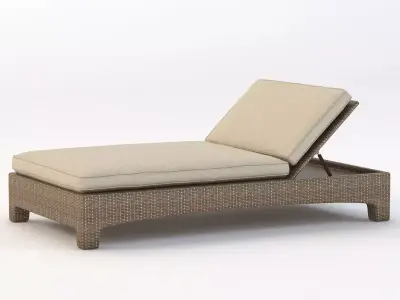 La Jolla Chaise Cushions 3D model
