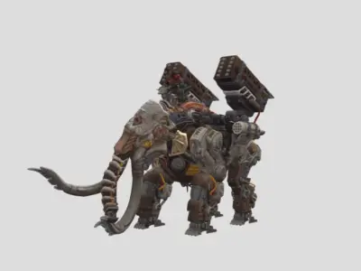 Mecha Elephant 3D model