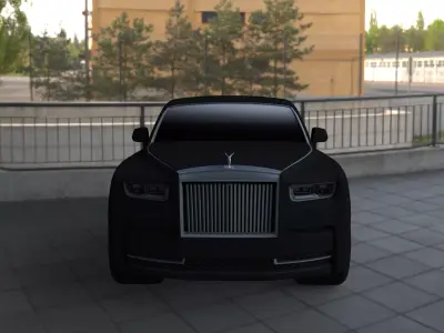 Rolls-Royce Phantom 3D model by PIXELCRAZE