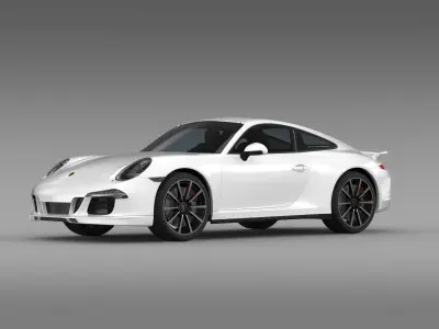 Porsche 911 Carrera 4s Aerokit Cup 3D model