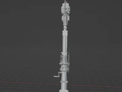 Steampunk War Hammer Free 3D print model