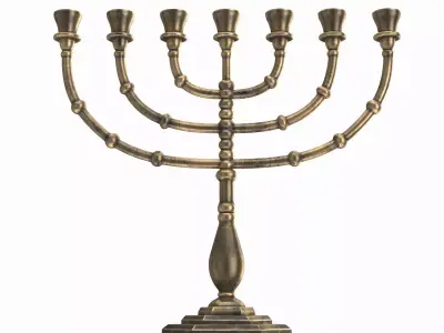 Menorah 3D model