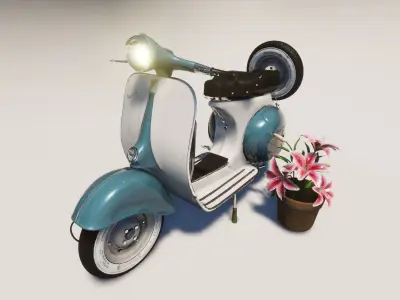 Vespa VNB 125 Piaggio 3D model