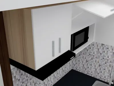 Minimalis Interior Design Apartment 3D model