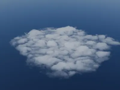 4 Free VDB Clouds Free 3D model