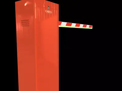 Road Barrier 3D model by sahirjutt20