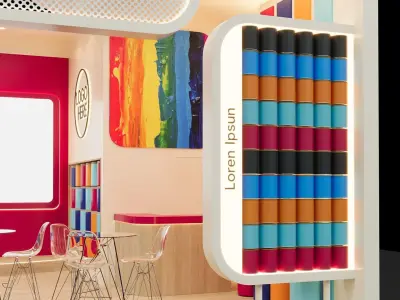 Exhibition Stand - 07m x 06m 3D model - 42m 3D model