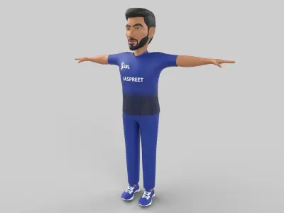 Jasprit Bumrah 3D model