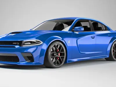 DODGE charger hellcat widebody 2020 3D model