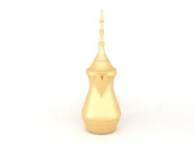 Arabic Coffee Pot and Coffee Cup  3D model
