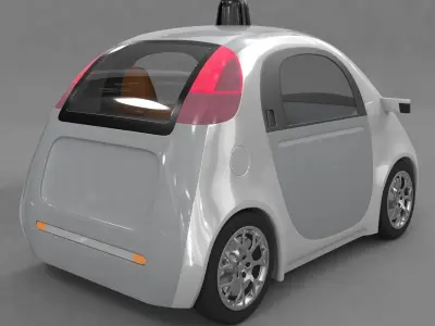 Google Car 3D model