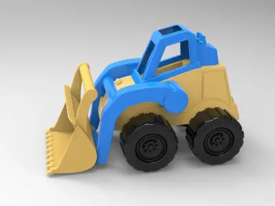 Toy Dozer 3D model