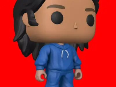 CUSTOM FUNKO POP - SPORT OUTFIT 3D print model