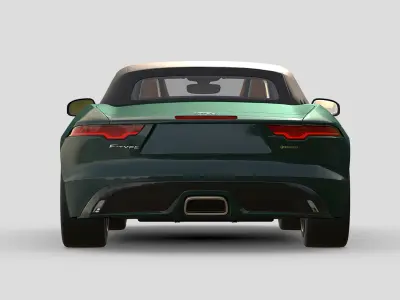 Jaguar F-Type R-Dynamic Convertible 3D model