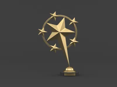 Trophy Cups 3D model 55