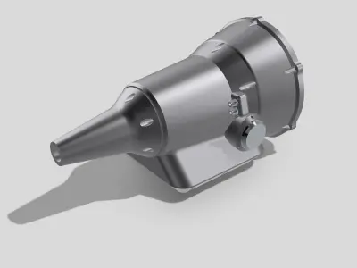 Billet Gearbox x2 options GM 4L80 for scale show car builds 3D print model