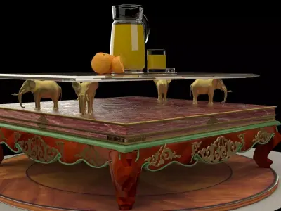 Chinese coffee table  3D model buy