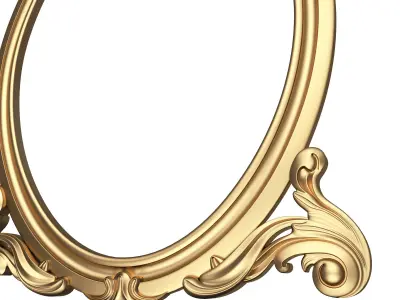 Classic Mirror 09 Low-poly 3D model