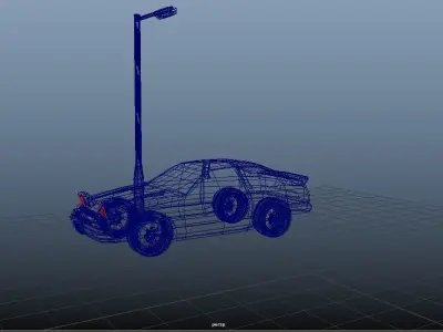 Toyota a86 Free low-poly 3D model