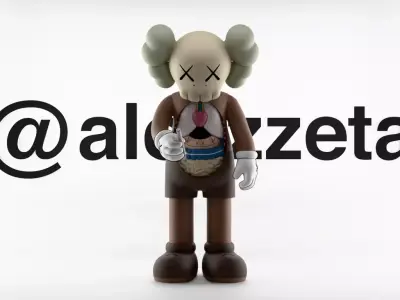 Kaws Hollowed Textured Low-poly 3D model