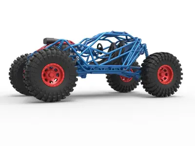 Rock bouncer Scale 1 to 25 3D print model