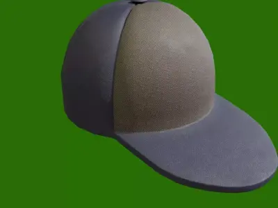 Baseball Hat Low-poly 3D model