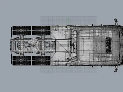 Truck 3D Print Model - freight argosy 3D print model