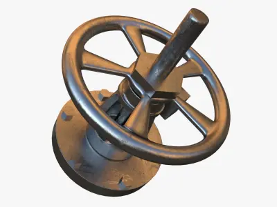 Steel Crank 3D model