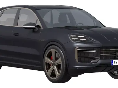 Porsche Cayenne Turbo 2025 3D model