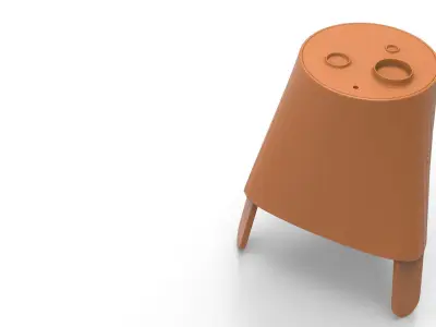 Humma Storage Box Low-poly 3D model