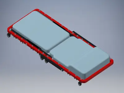 Car maintenance table 3d model 3 3D model