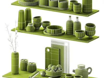 kitchen accessories058 3D model