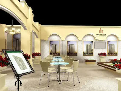Exhibition - Area - 18X11-3DMAX2009-017 3D model