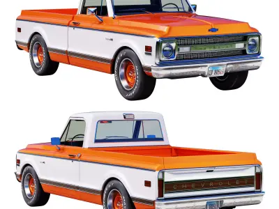 Chevrolet C10 1969 3D model