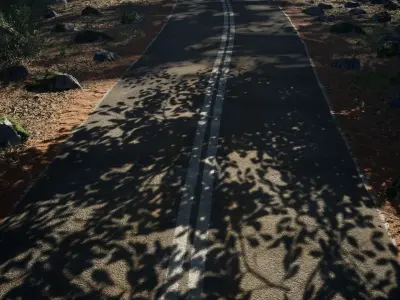 MAE Oak Forest - UE4 and UE5 Low-poly 3D model