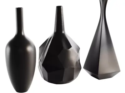Vases Decor Set 03 3D model