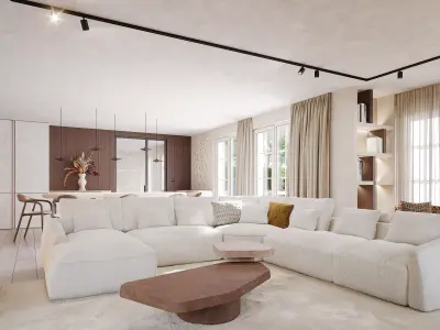 Modern Appartment scene 3D model