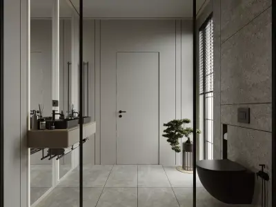 Bathroom001 3D model