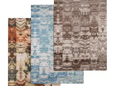 Rug Set 1215 3D model