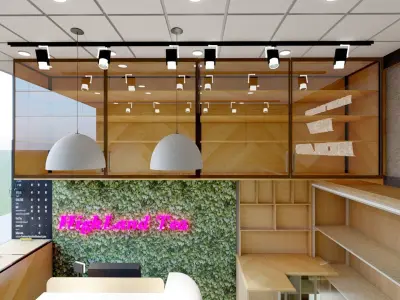 Modern Shop 3D model