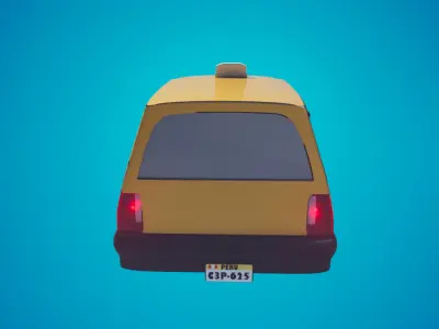 TICO CAR CARTOON  3D model