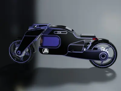 motorbike vehicle ZEN electric  3D model
