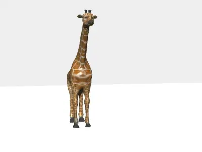 giraffee giraffe Low-poly 3D model