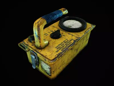 Radiation Detection Kit CDV-715 Low-poly 3D model
